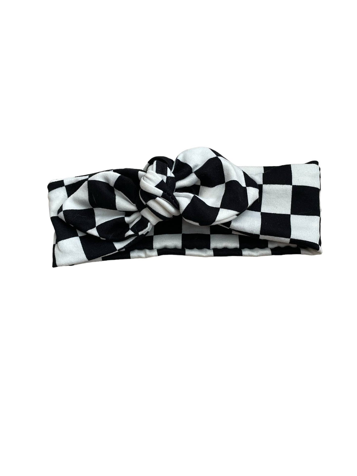 Checkered Knot Headband Infant-Toddler