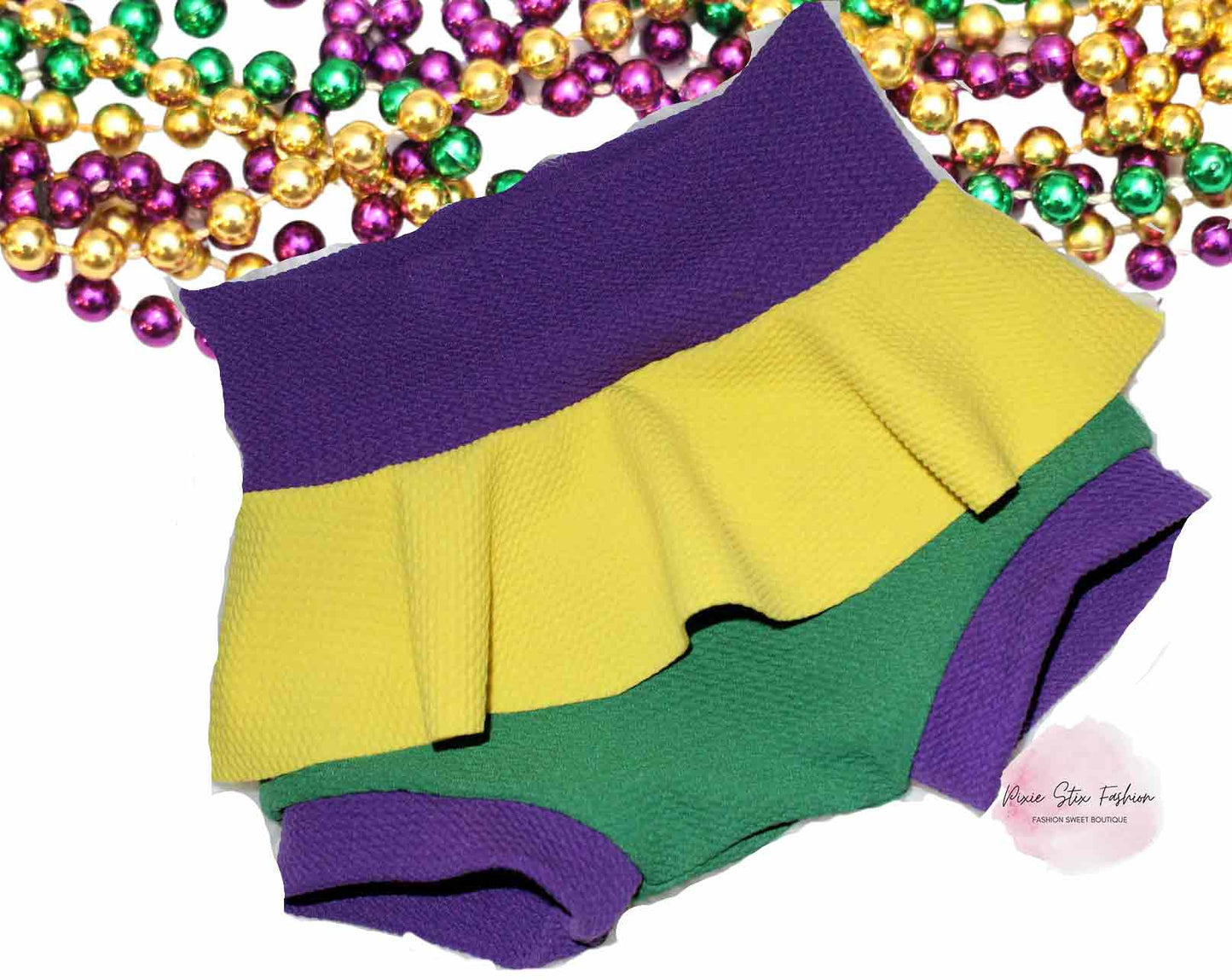 Mardi Gras Skort/Baby Girl Mardi Gras Skirt/Mardi Gras Bow/Baby Girl Mardi Gras Skirt/Mardi Gras Bummies