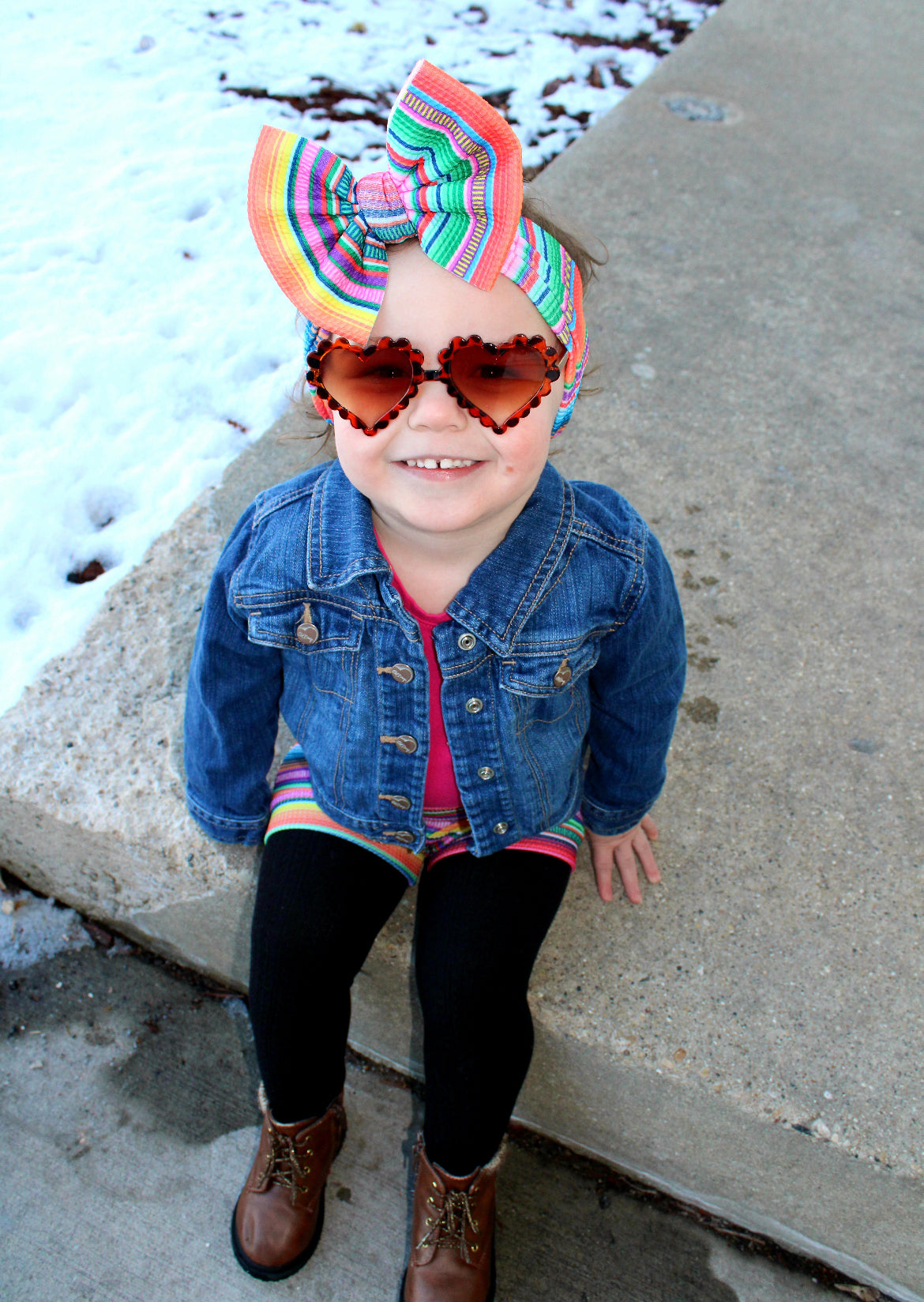 Mexican Serape Headband/Bow