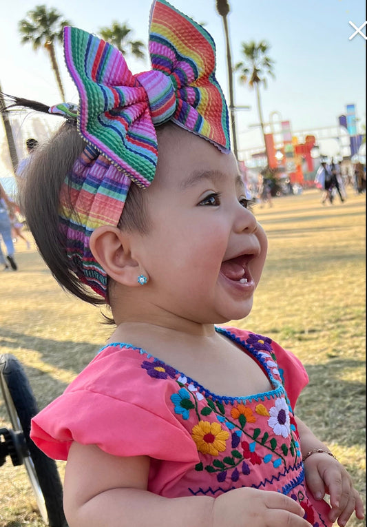 Mexican Serape Headband/Bow