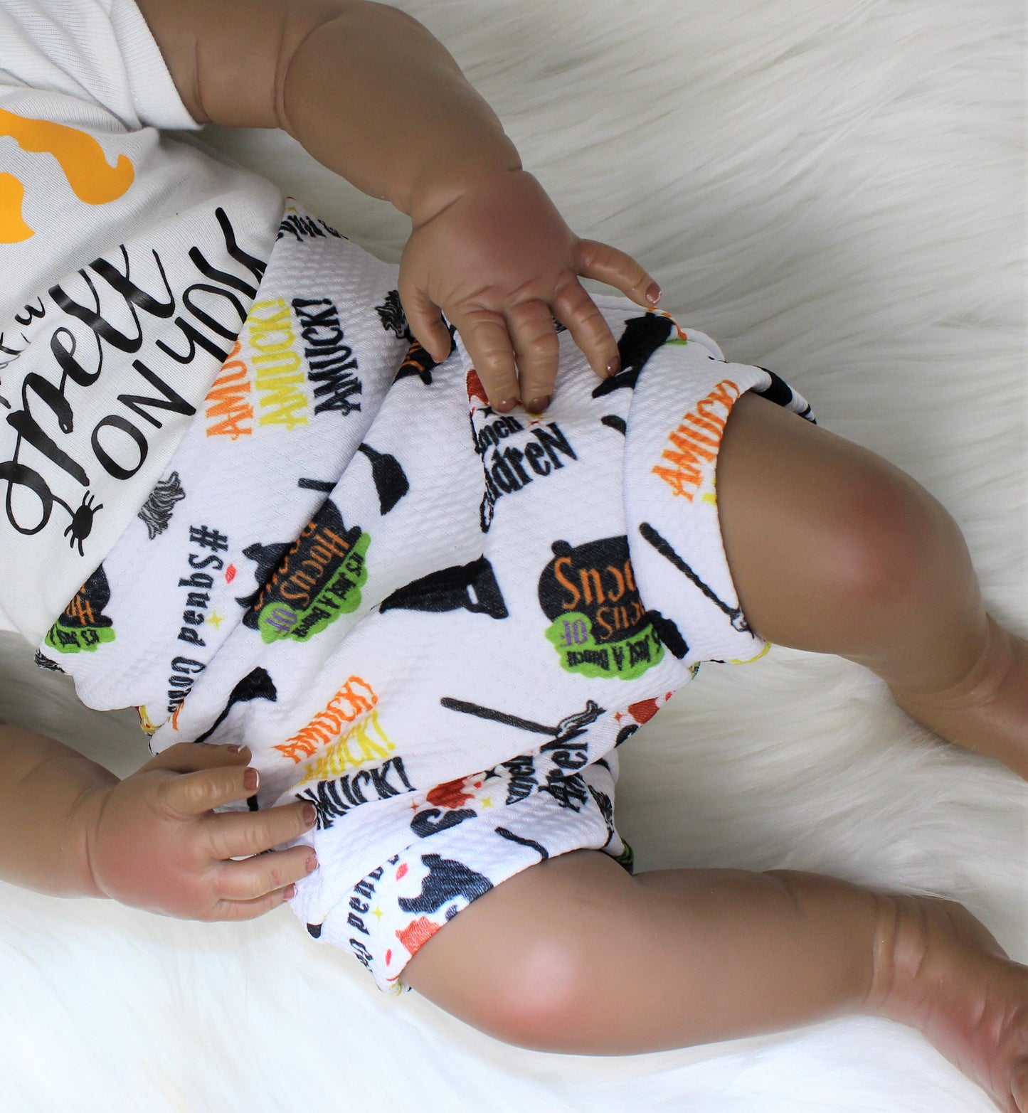 Halloween Hocus Pocus High Waisted Bummie Set Gender Neutral Bummies