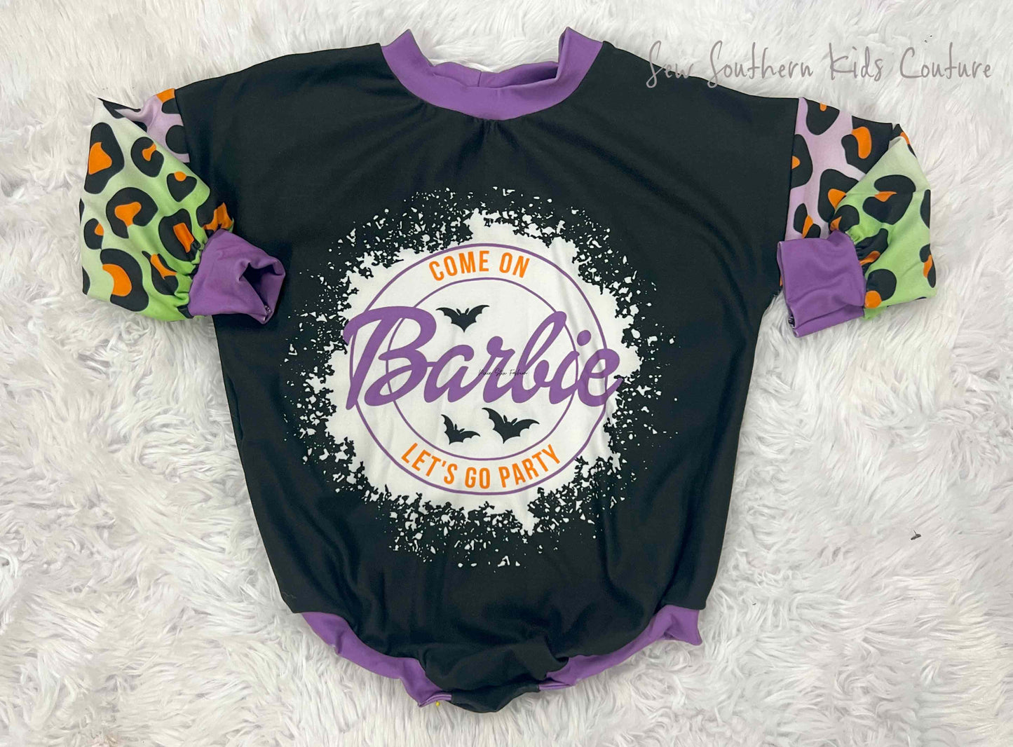 Barbie Halloween Sweater Romper/Halloween Barbie