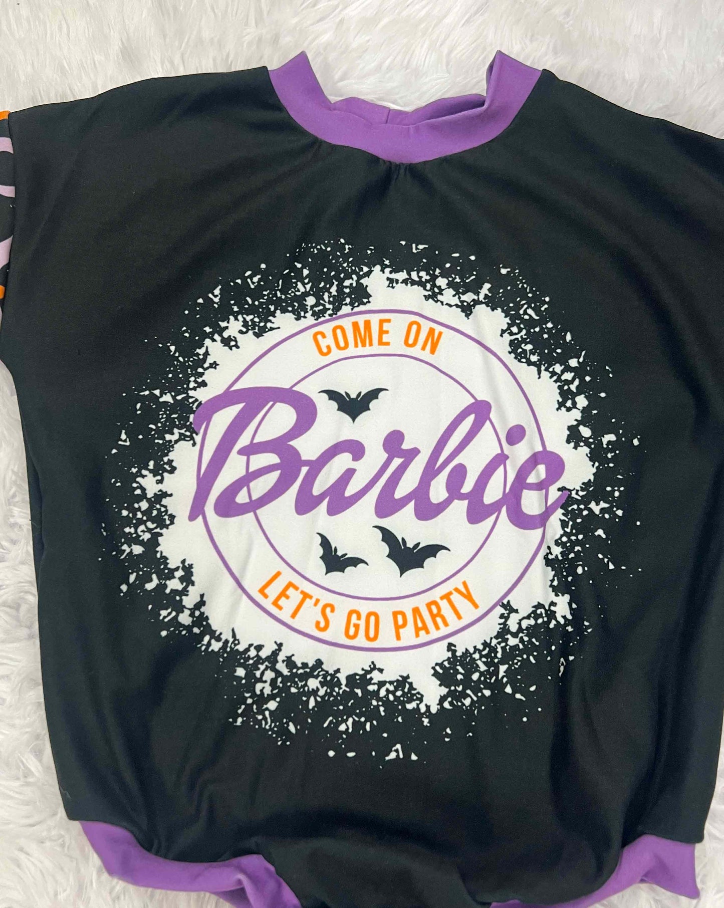 Barbie Halloween Sweater Romper/Halloween Barbie