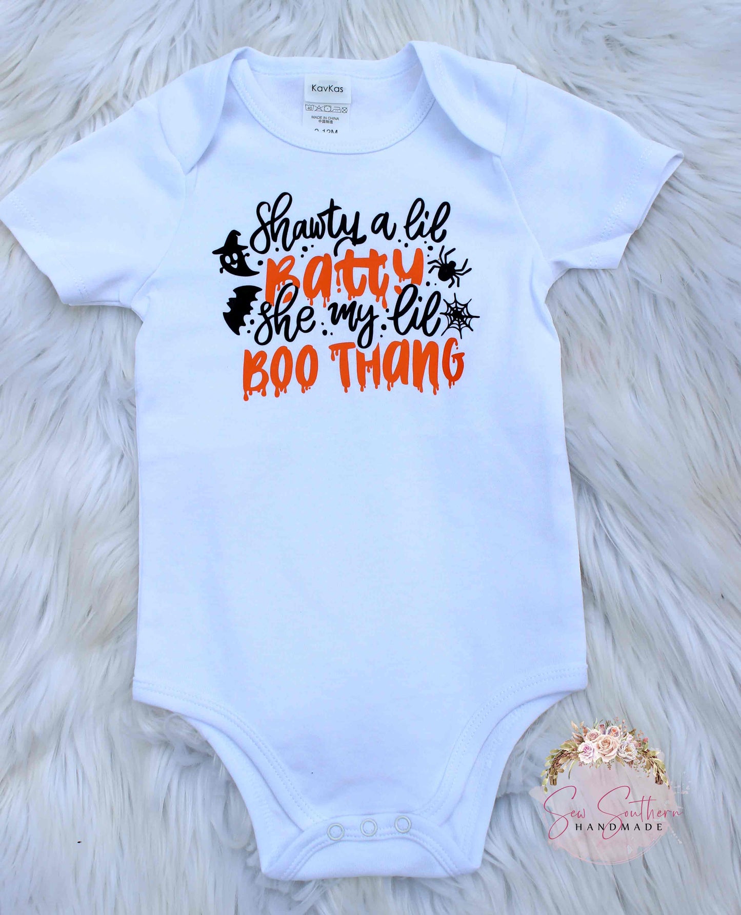 Shawty A Lil Batty She My Lil Boo Thang Halloween Outfit