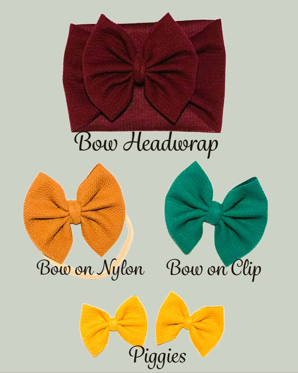 Cow Print Headband/Bow/Bow Wrap