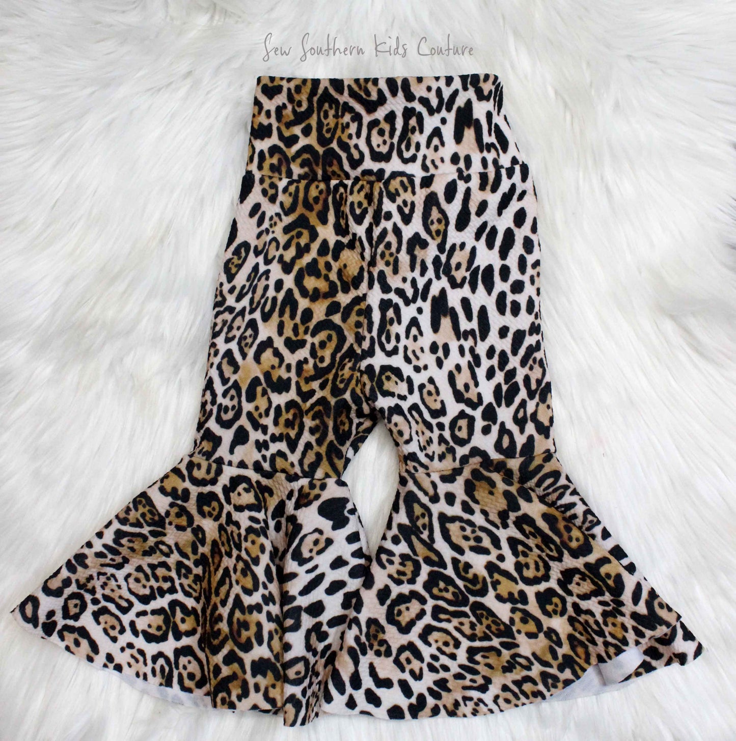 Leopard/Cheetah Bell Bottoms Baby Girl