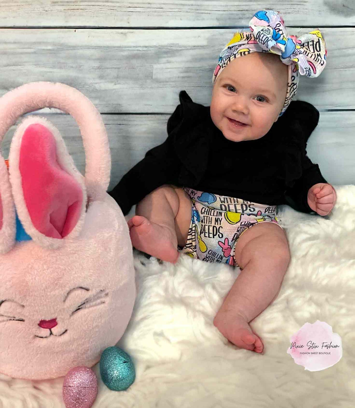 Bunny Butt Easter Bummies/Easter Peeps Bummies/Peep Bummies/Baby Bummies/Baby's First Easter Outfit/Bunny Tail Easter Bummies