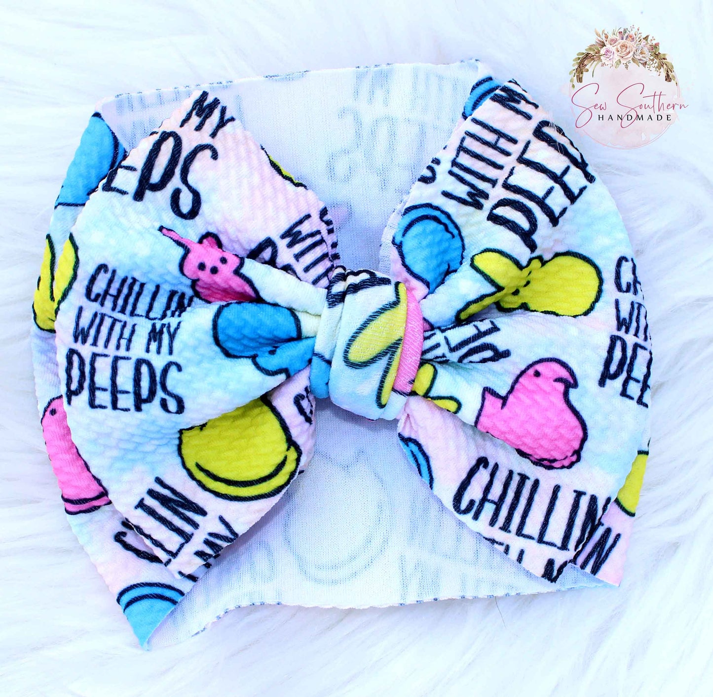 Chillin With My Peeps Bummie and Bow Set, Toddler Bummies, Baby Bummies, Baby Diaper Cover, First Easter, Peeps/Peeps Easter Bummies