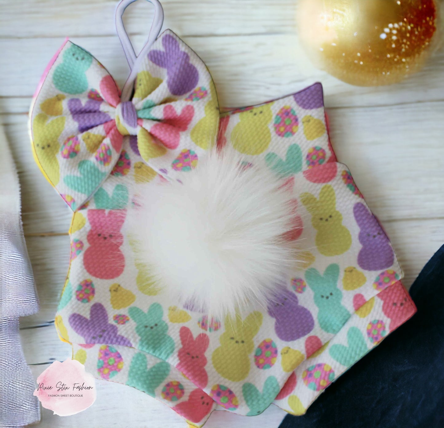 Bunny Butt Easter Bummies/Easter Peeps Bummies/Peep Bummies/Baby Bummies/Baby's First Easter Outfit/Bunny Tail Easter Bummies