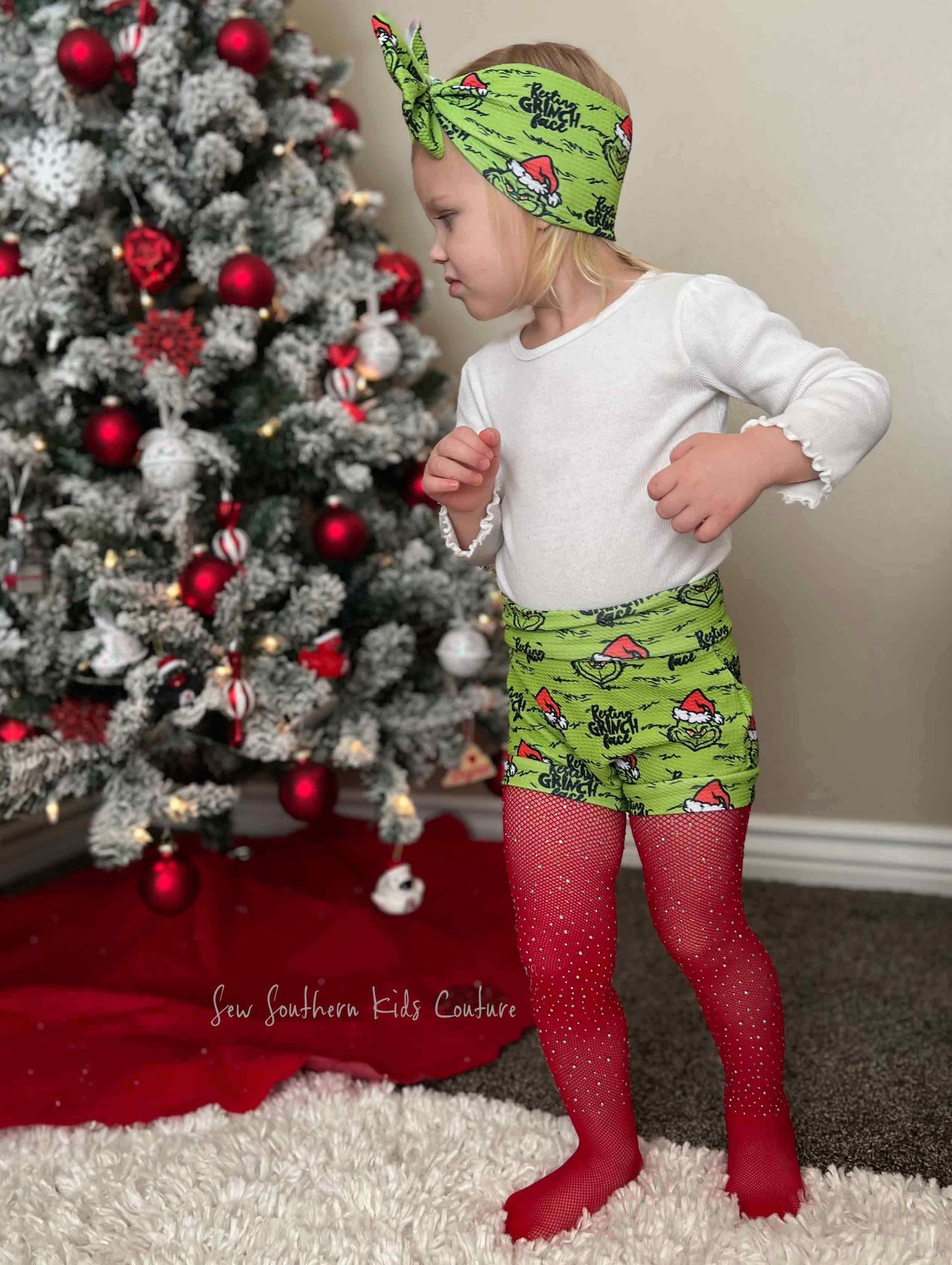 Resting Grinch Face Bummie Outfit