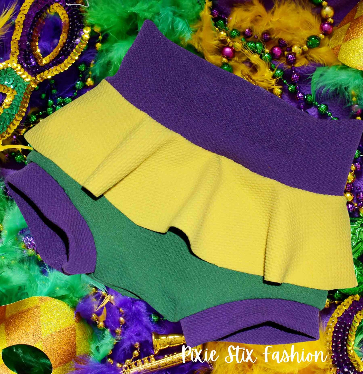 Mardi Gras Skort/Baby Girl Mardi Gras Skirt/Mardi Gras Bow/Baby Girl Mardi Gras Skirt/Mardi Gras Bummies