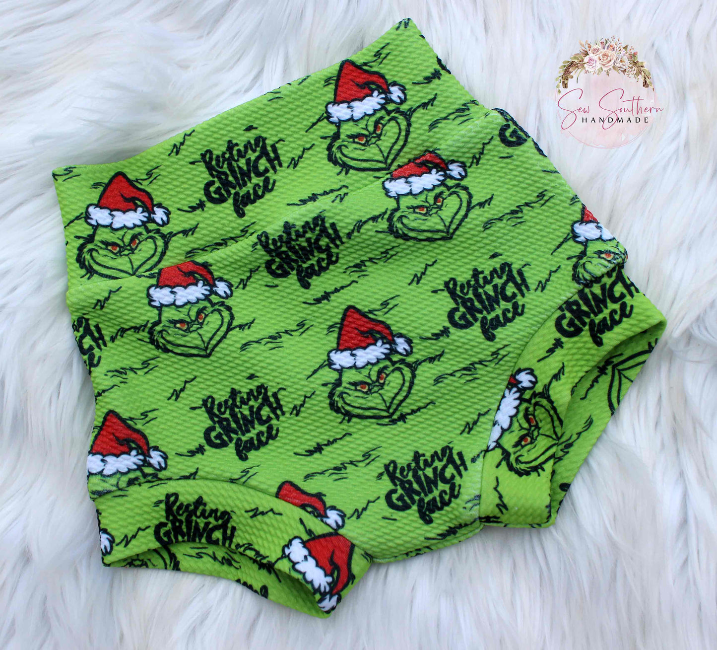 Resting Grinch Face Bummie Outfit