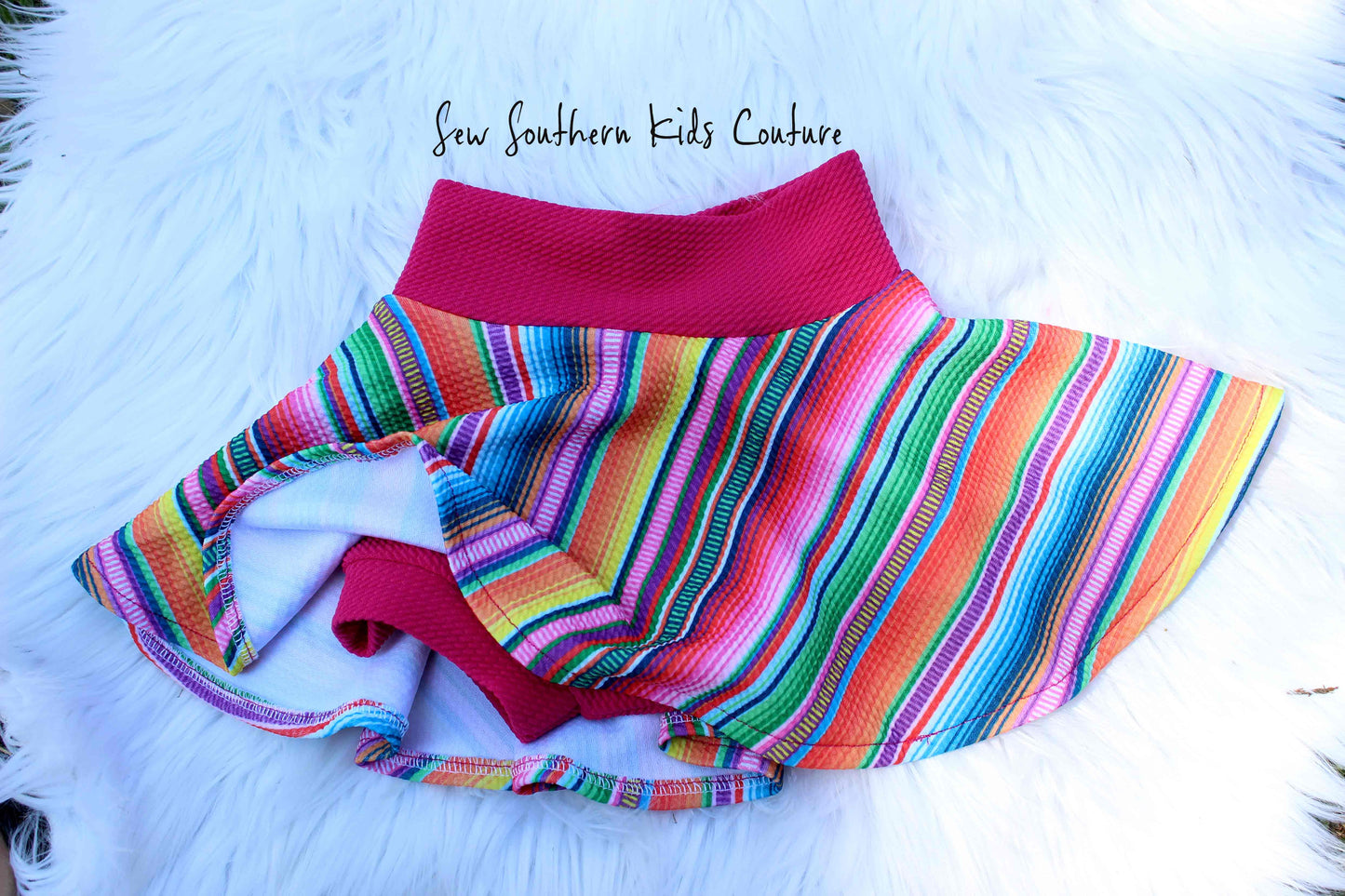 Mexican Serape Skirted Bummies/Serape Skirt