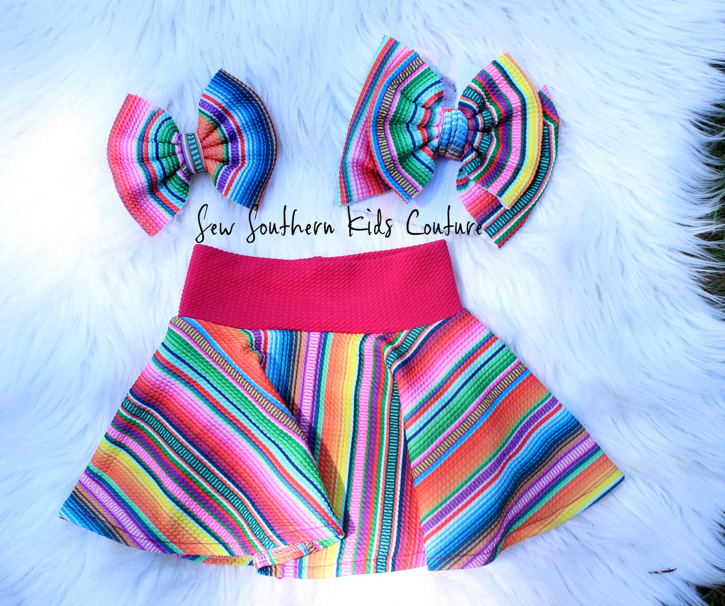 Mexican Serape Skirted Bummies/Serape Skirt