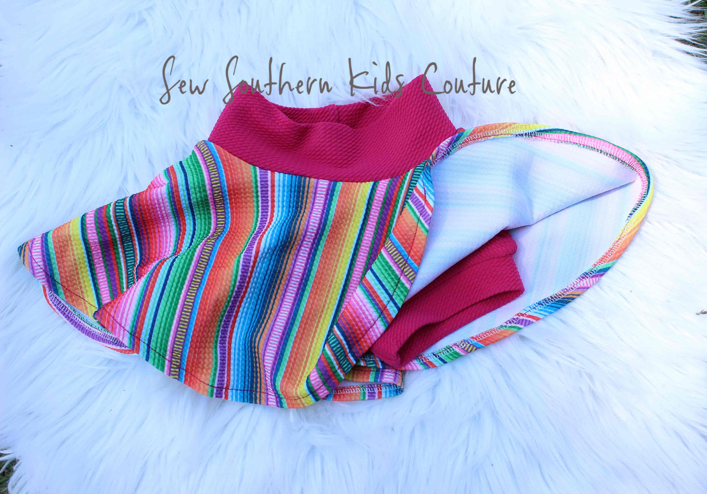 Mexican Serape Skirted Bummies/Serape Skirt