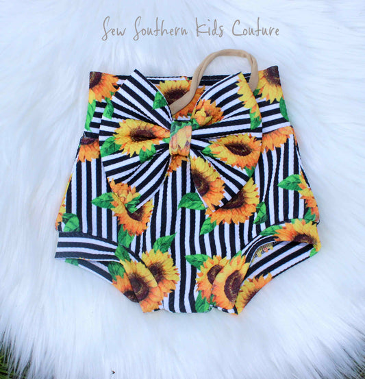 Sunflower Bummie Set