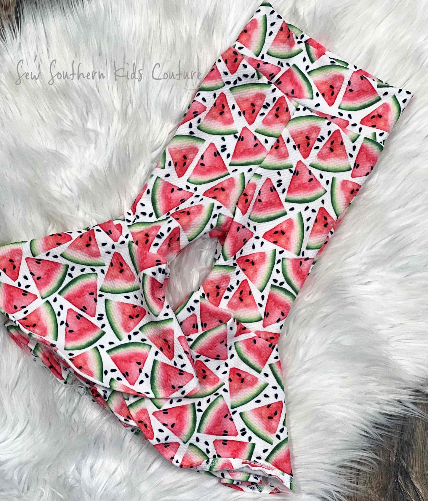 Watermelon Slices Bell Bottoms