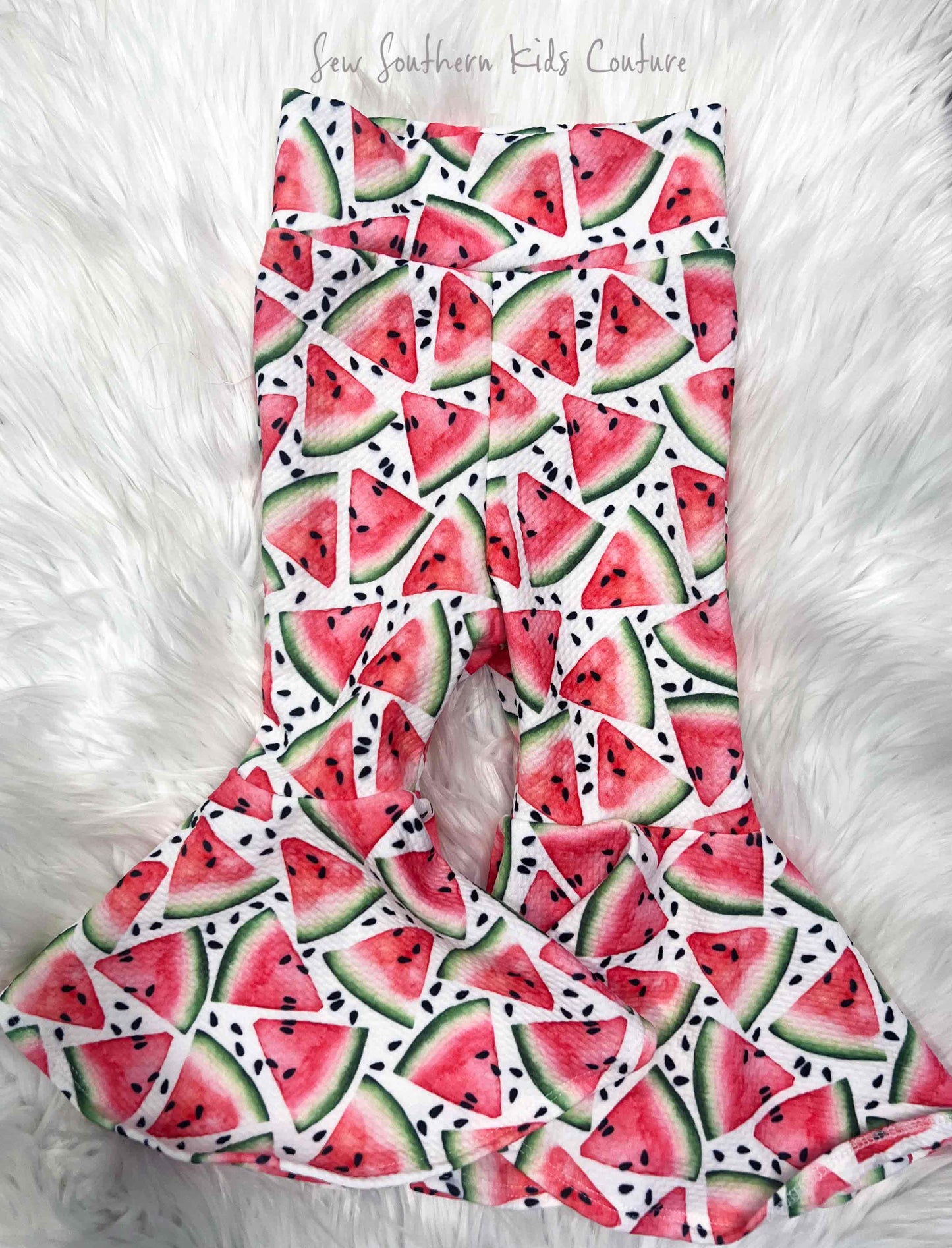 Watermelon Slices Bell Bottoms