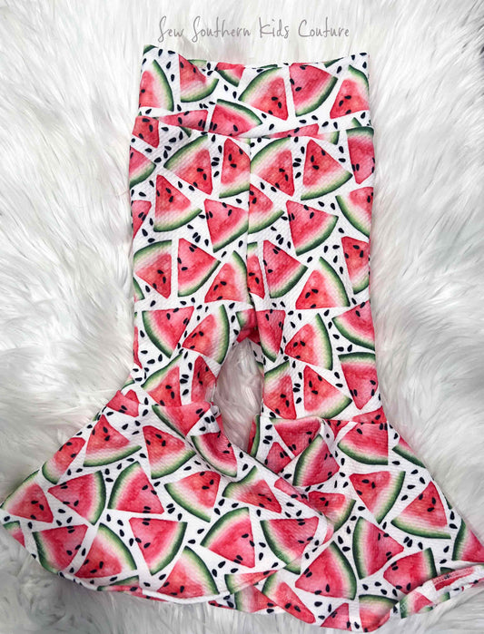 Watermelon Slices Bell Bottoms
