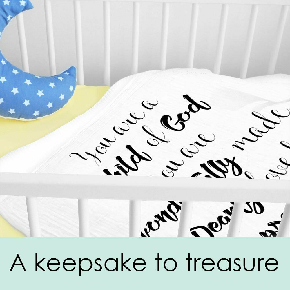 Child of God Swaddle Blanket Psalm 139