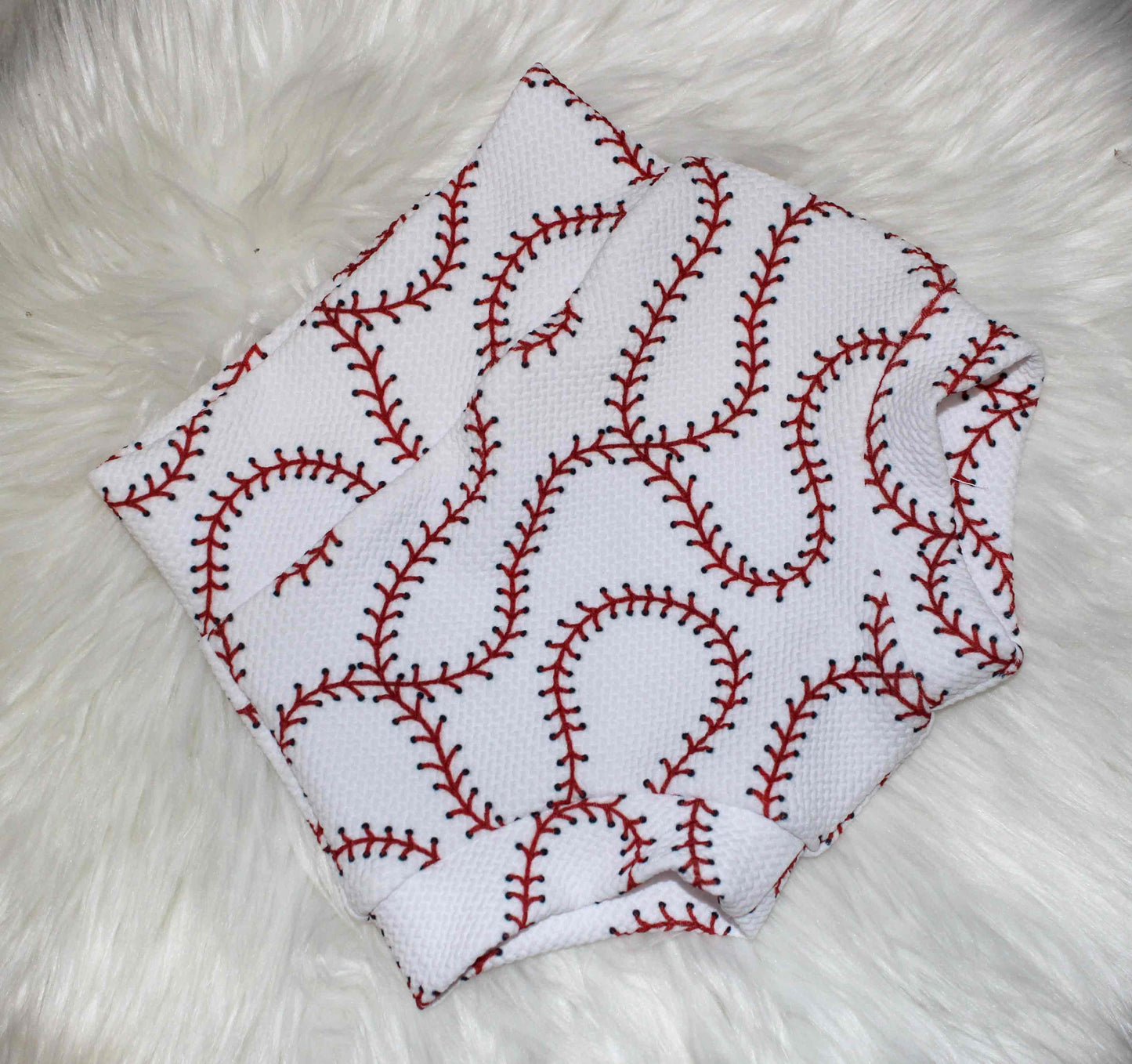 Baseball Bummie and Bow Outfit
