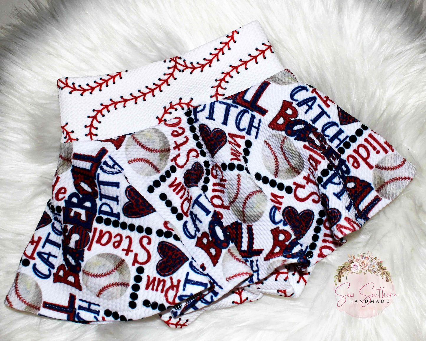 Baby Girl Baseball Skirted Bummies