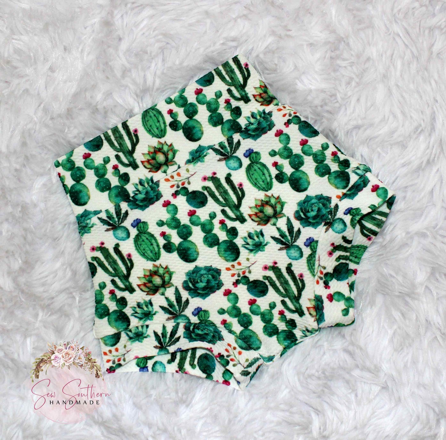 Cactus High Waisted Bummies