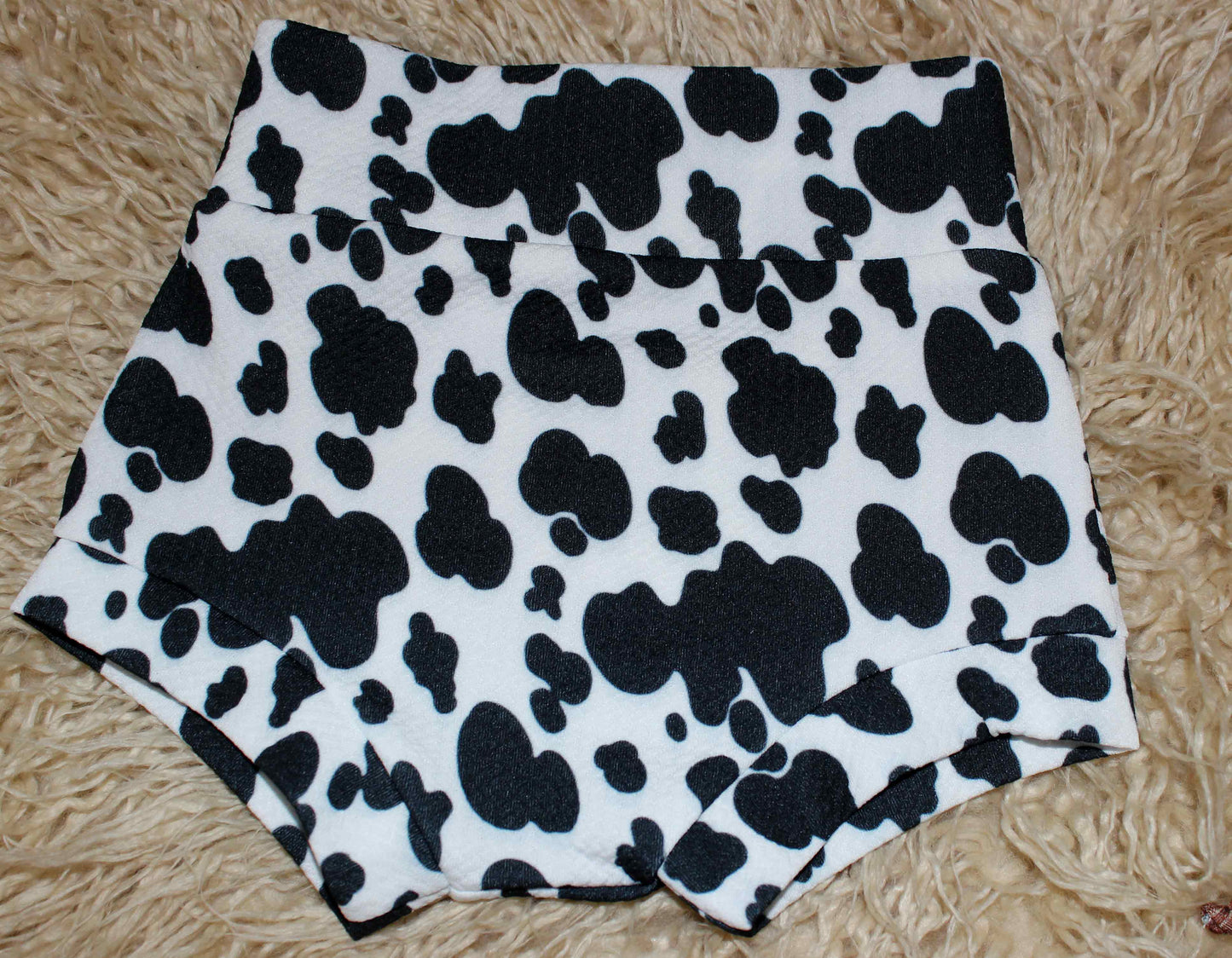 Punchy Western Halter Top and Cow Spot Bummie Set
