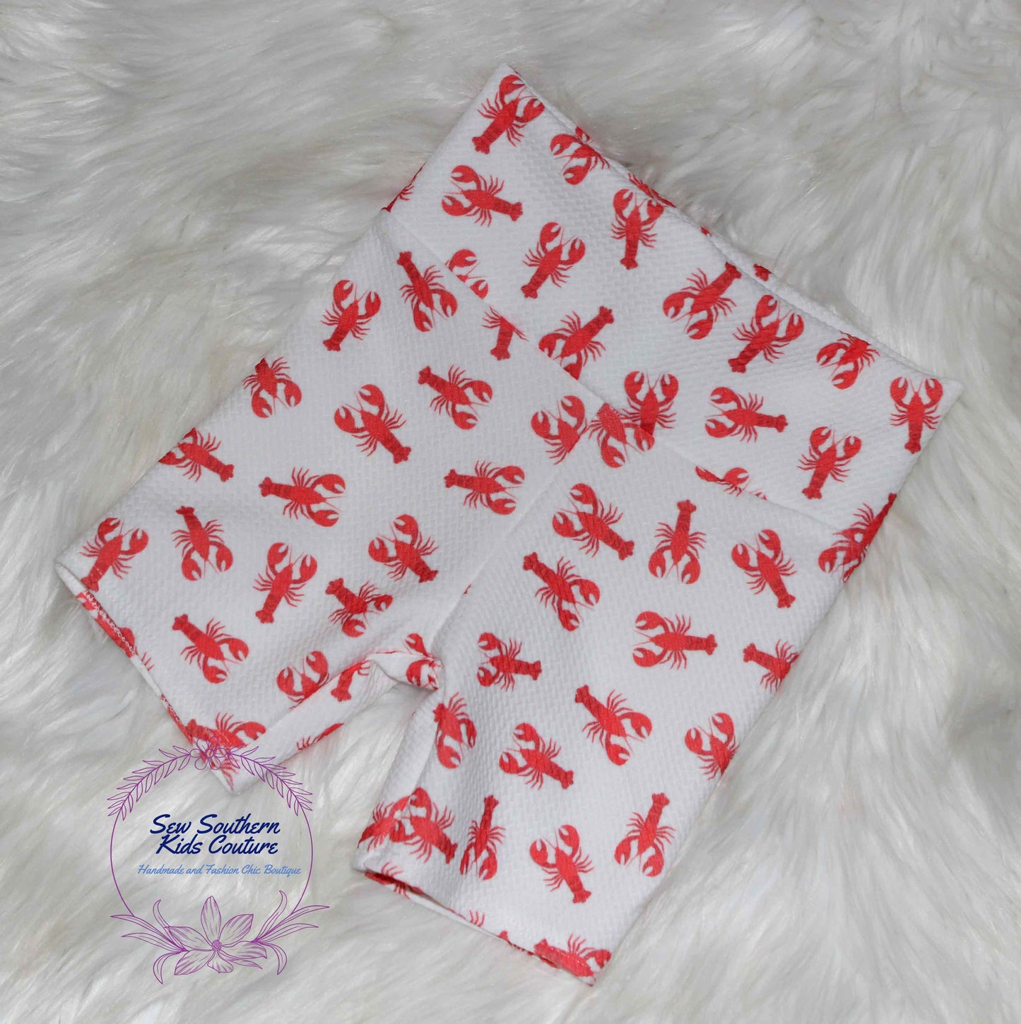 Crawfish Biker Shorts-Gender Neutral