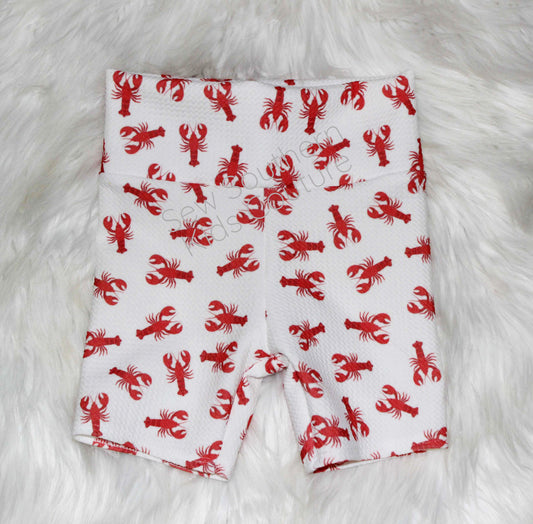 Crawfish Biker Shorts-Gender Neutral