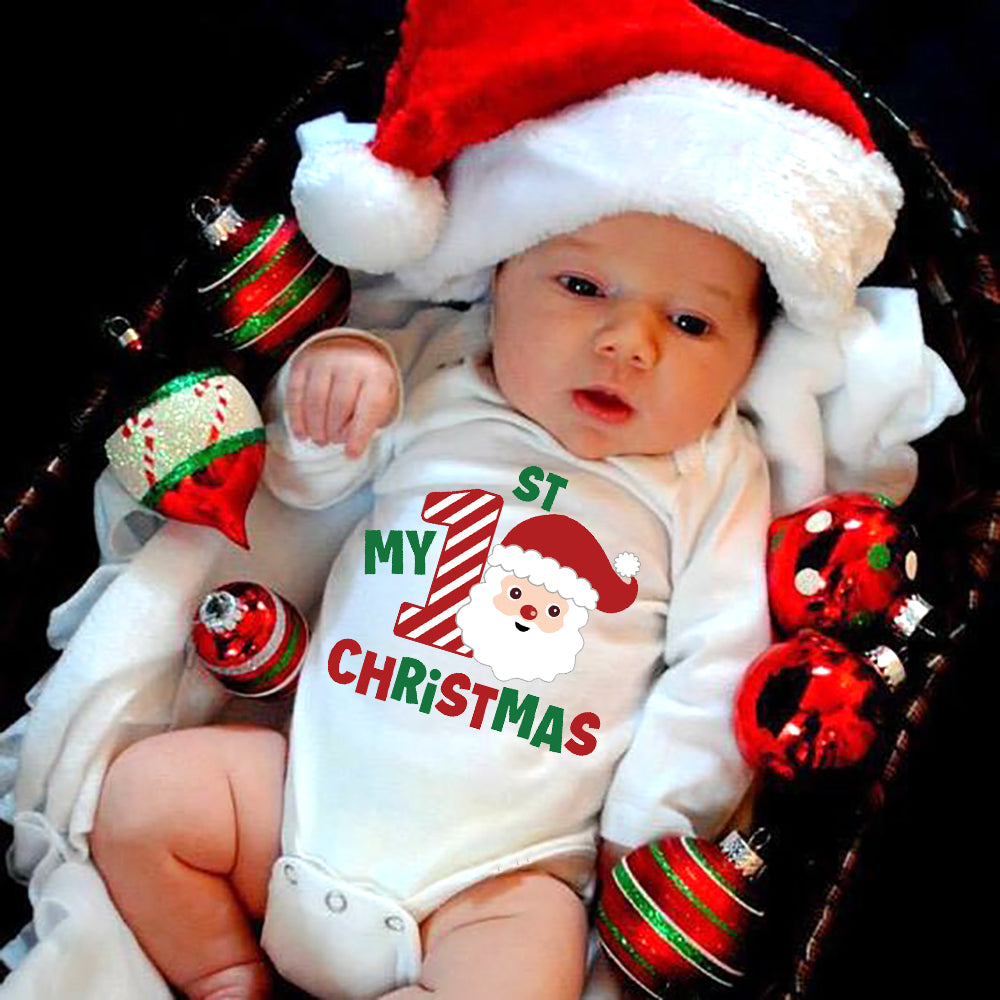 My First Christmas Romper-Gender Neutral Christmas Romper