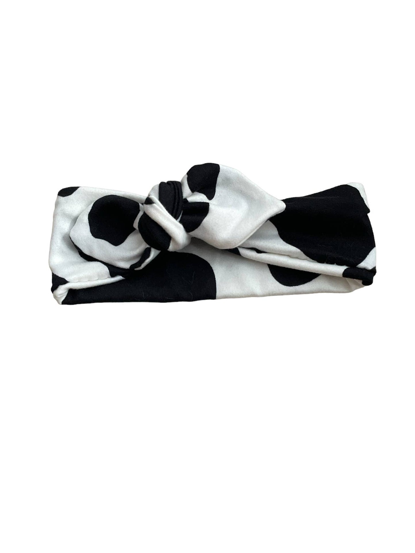 Cow Print Knotted Headband Infant-Toddler