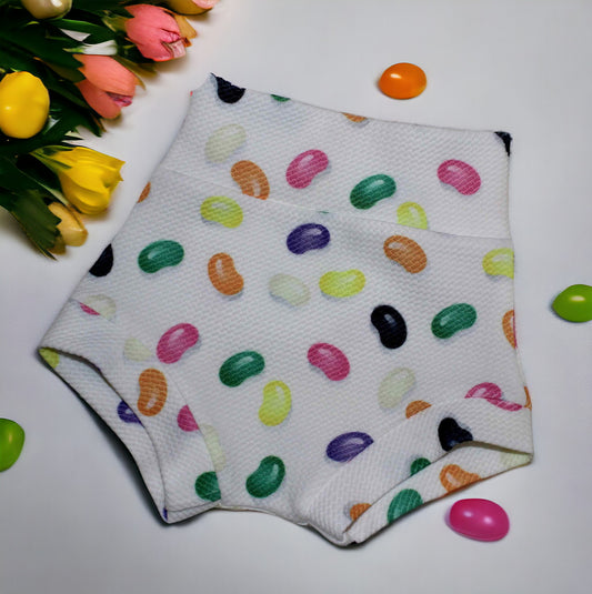 Jellybean Easter Bummie/Easter Outfit/Jellybean Shorties/Baby Girl Easter Outfit/Jellybean Bummies