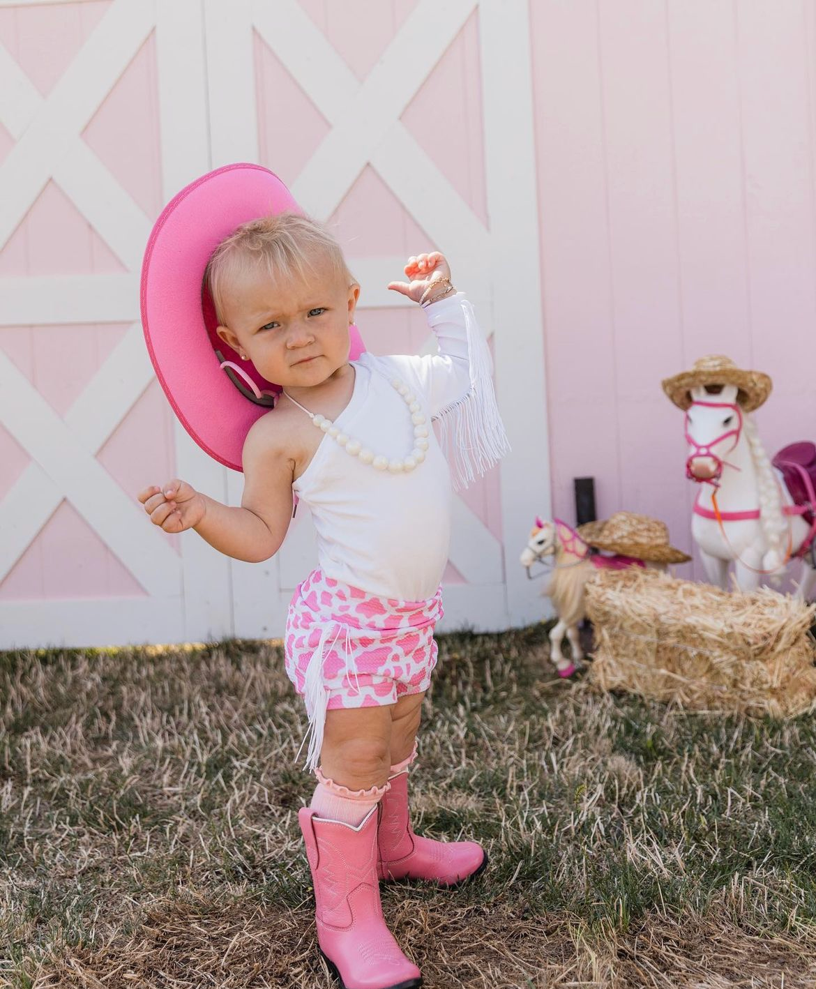 White One Shoulder Fringed Leotard/Baby Girl Leotard/One Shoulder Leotard/Girl's Western Leotard/Western Shirt/Cowgirl Fringe Sleeve Leotard