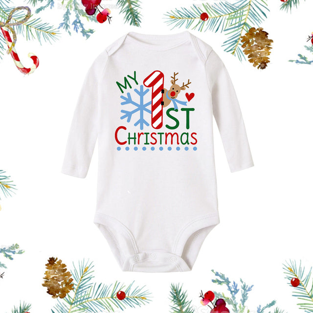 My First Christmas Romper-Gender Neutral Christmas Romper