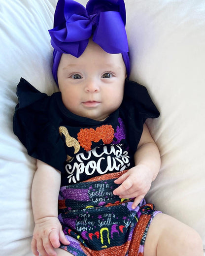 I Put A Spell On You -Hocus Pocus Bummie and Bow Outfit