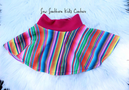 Mexican Serape Skirted Bummies/Serape Skirt