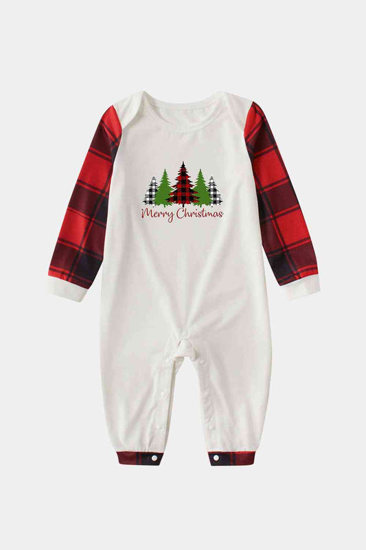 MERRY CHRISTMAS Graphic Jumpsuit Romper