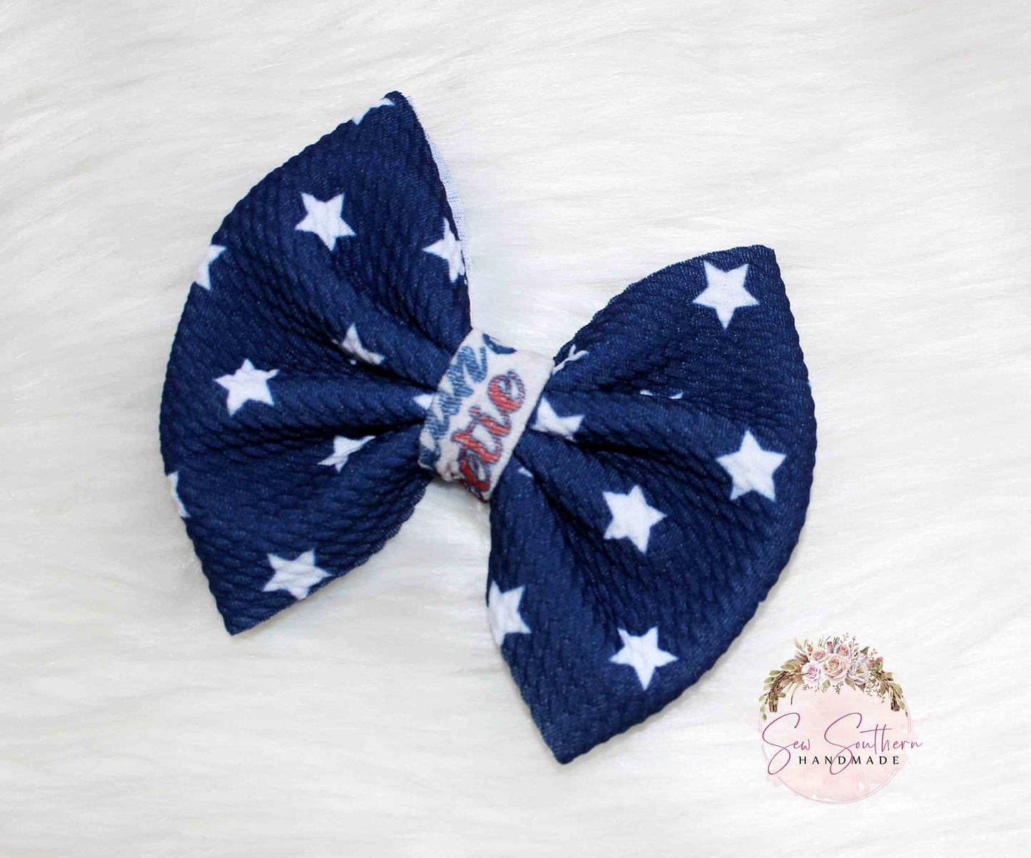 American Sweetie Fourth of July Skirted Bummie and Bow Set