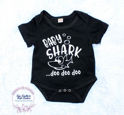 Boys 2-Pc. Baby Shark Doo Doo Doo Unisex  Infant Outfit