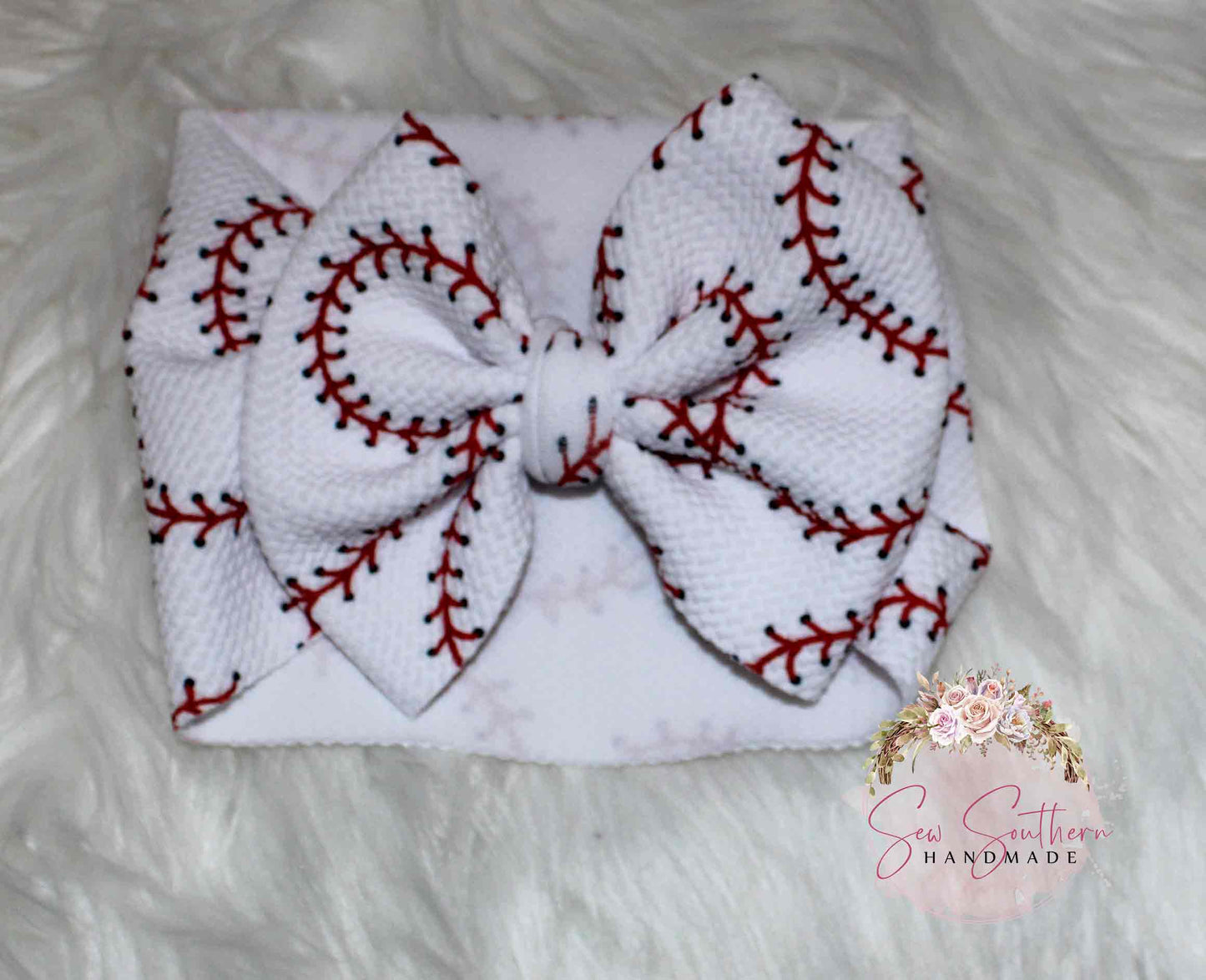 Baseball Bummie and Bow Outfit