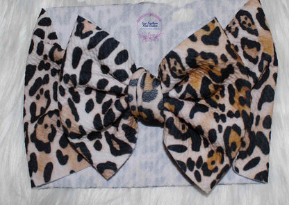 High Waisted Leopard/Cheetah Baby Girl Outfit